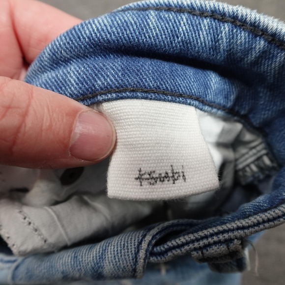 Ksubi Chitch Jean Philly Blue Jeans Mens 33x32 Light Wash Distressed Denim - Picture 9 of 16